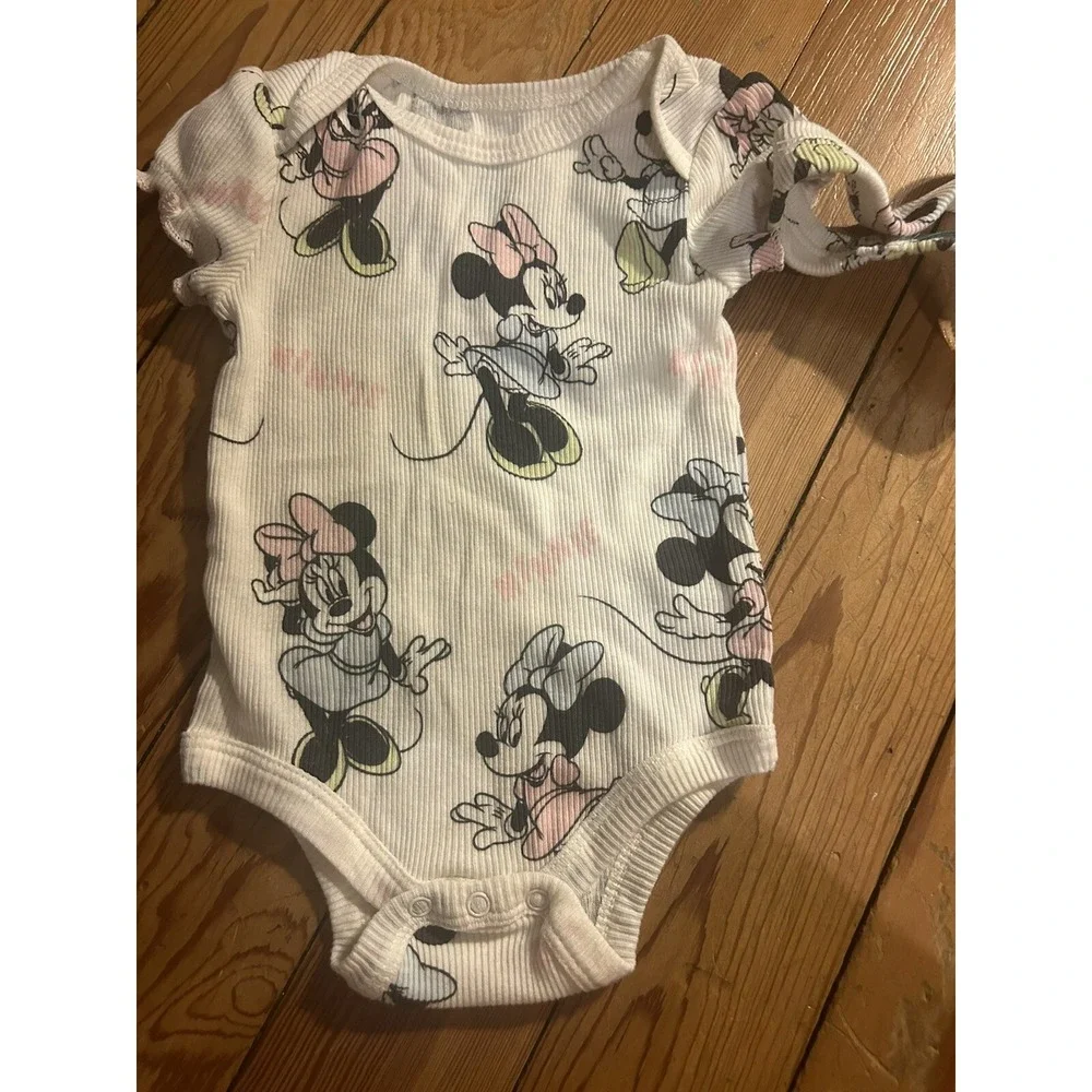 3-Piece Disney Baby Minnie Mouse Outfit 3-6 Month Girls